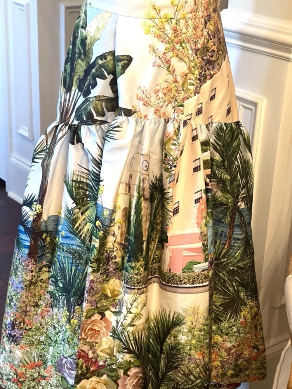 Alice & Olivia Magical Diana Midi Dress California Love Collection US 8 NWT - Picture 12 of 16